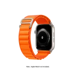 Orange Ridge Loop Apple WatchBand | Shop Online | Klippik Kuwait UAE Saudi