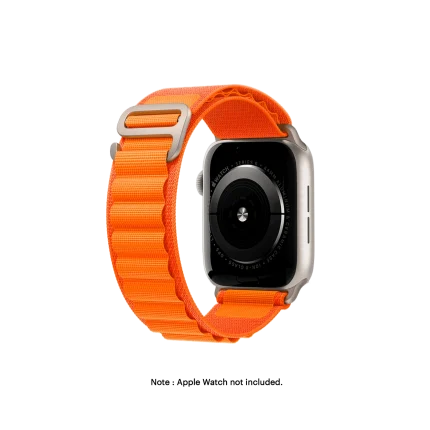 Orange Ridge Loop Apple WatchBand | Shop Online | Klippik Kuwait UAE Saudi