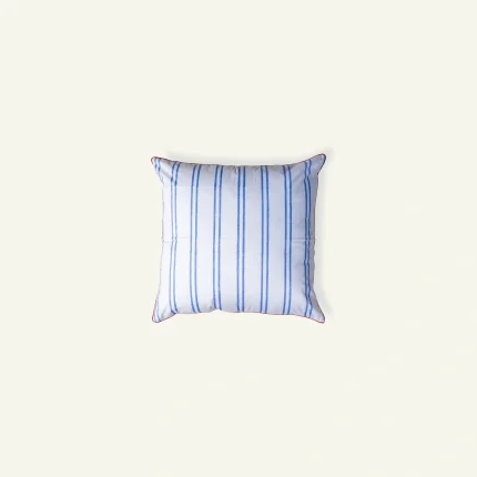Pale blue Red Muted layers Body Cushion Cover