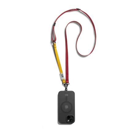 Red-Yellow Crossbody Phone Lanyard - Strap