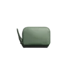 Sap Green Vegan Leather Zipper Slim Card & Coin Wallet | Online Shopping | KlippiK Kuwait UAE Saudi
