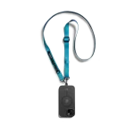 Sky Crossbody Utility Phone Lanyard - Strap attached to a black phone case, shown hanging against a white background