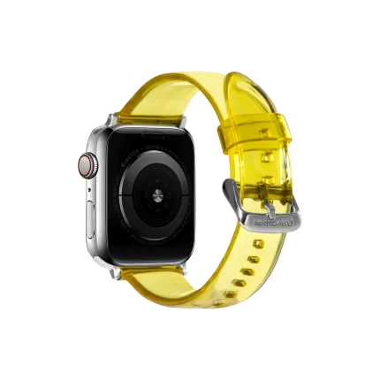 Spongebob Yellow Clear Apple WatchBand | Online Shopping | Klippik Kuwait UAE Saudi