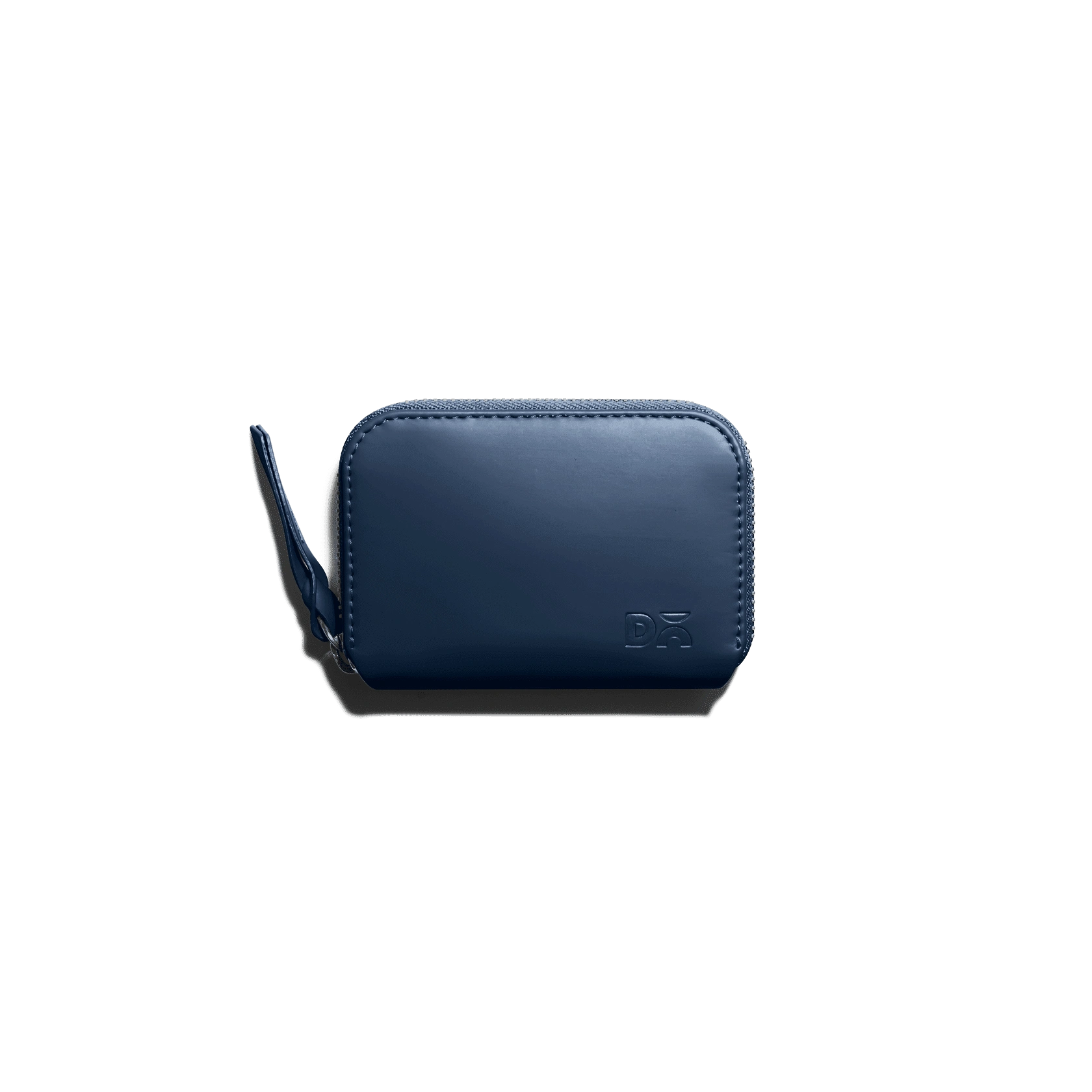 Ultramarine-Blue-Vegan-Leather-Zipper-Slim-Card-And-Coin-Wallet-view Ultramarine Blue Vegan Leather Zipper Slim Card & Coin Wallet | Online Shopping | KlippiK Kuwait UAE Saudi
