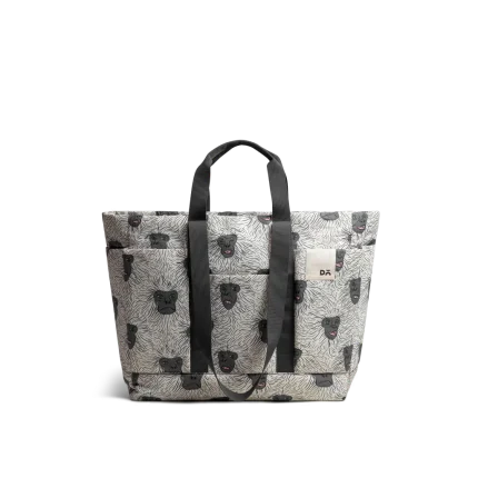 Langoor Idyll Tote Bag — lightweight tote with twin shoulder handles, shown on white