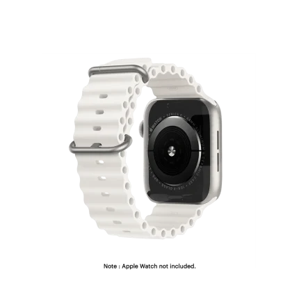 White Plunge Apple WatchBand | KlippiK | Shop Online | Kuwait UAE Saudi