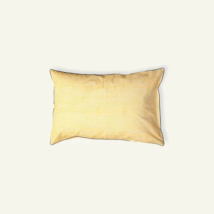 Yellow Indigo Pure stripes Body Pillow Cover