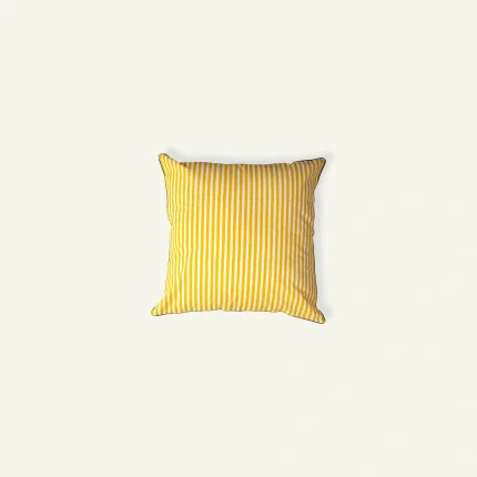 Yellow Indigo Silent stripes Body Cushion Cover
