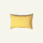 Yellow Indigo Silent stripes Body Pillow Cover