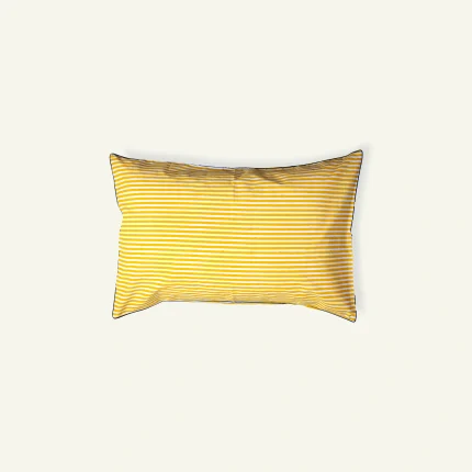 Yellow Indigo Silent stripes Body Pillow Cover