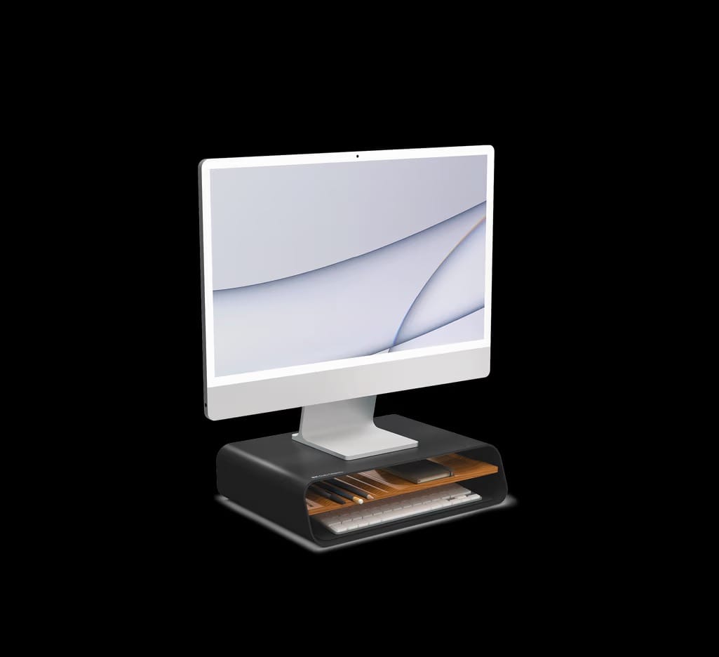 p38263-main Mesa Monitor Stand - Black - Image 1