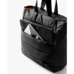 DailyObjects Black Wing Tote – zip main compartment and interior pockets