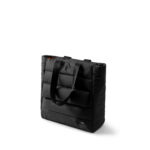 DailyObjects Black Wing Tote – magnetic-flap front pocket detail